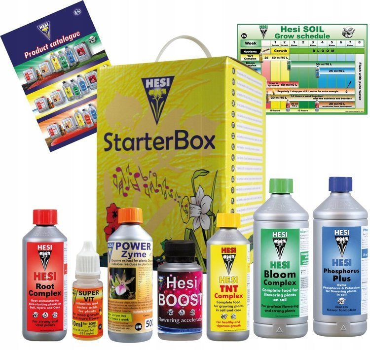 Hesi fertilizer set and boosters (for soil) Hesi Starter Soil