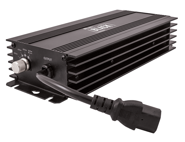 Lumii Black 600W Electronic Power Supply for HPS/MH Lamps