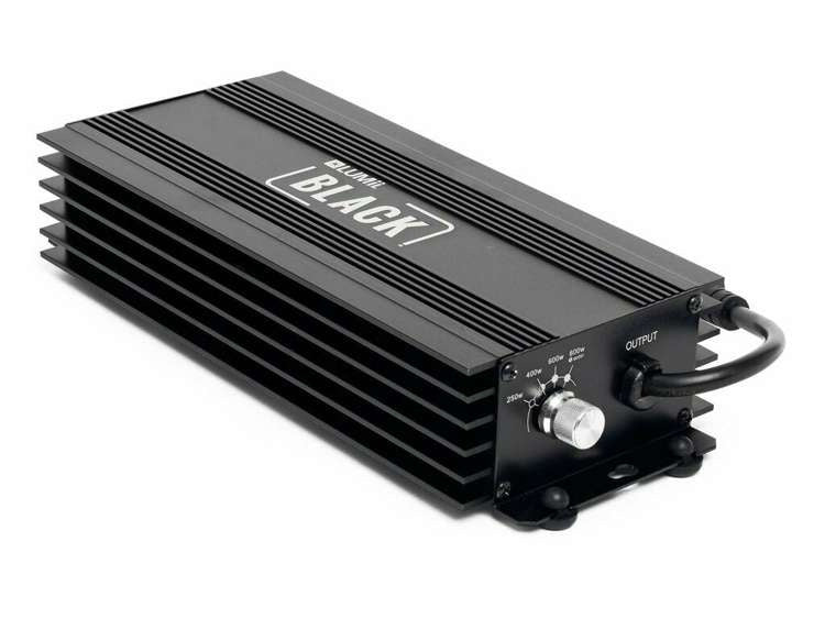 Lumii Black 600W Electronic Power Supply for HPS/MH Lamps
