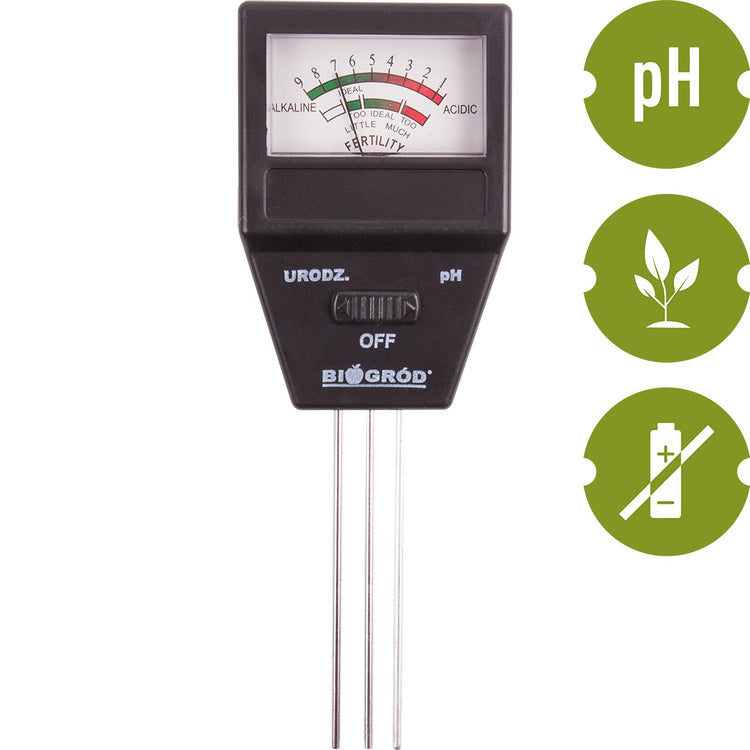 Biogarden pH meter / soil fertility acidometer