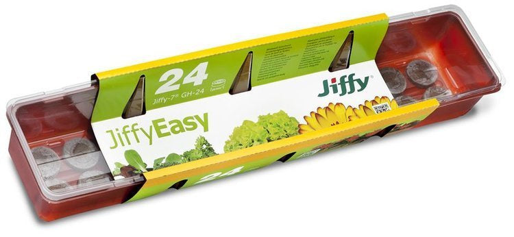 Mini greenhouse Jiffy Easy with 24 Jiffy pellets