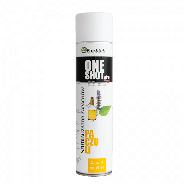 Freshtek ONE SHOT Patchouli Spray 600ml - odour neutralizer