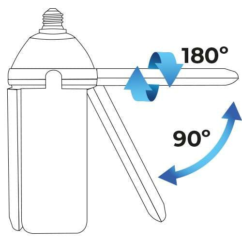 LED grow bulb Agrolite 430 E27 120W -- CFL lamp replacement!