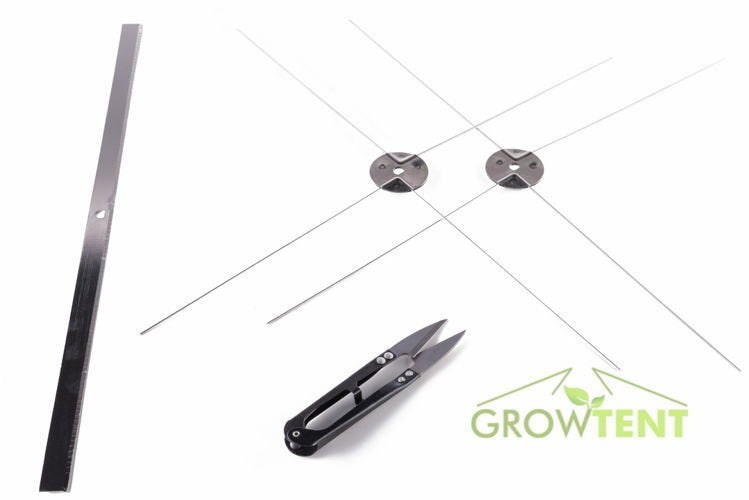 Transparent trimmer for processing plants 16"