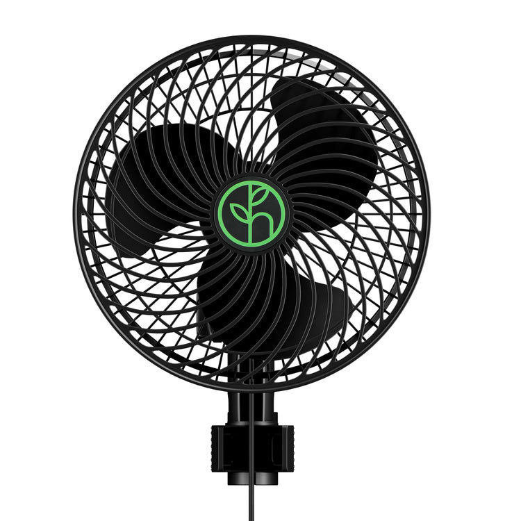Herbgarden Oscillating Clip Fan 10W 3-speed fi 150mm - designed for grow tents