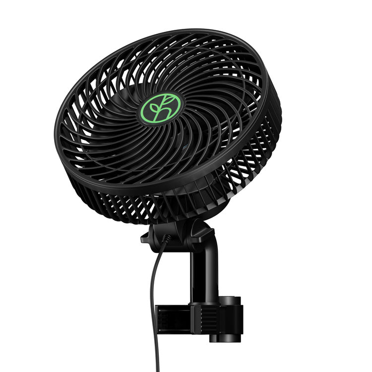 Herbgarden Oscillating Clip Fan 10W 3-speed fi 150mm - designed for grow tents