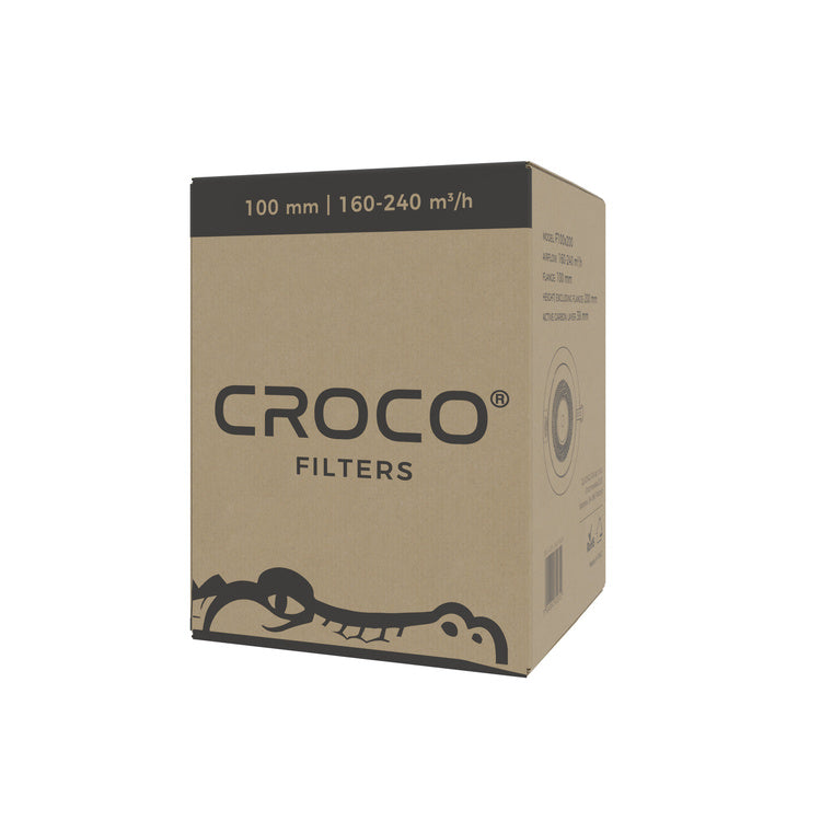 Carbon filter Croco Black 160-240 m³/h fi 100mm