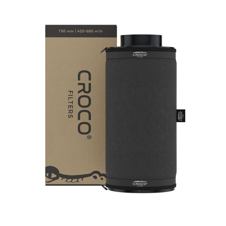 Carbon filter Croco Black 420-680 m³/h fi 150mm