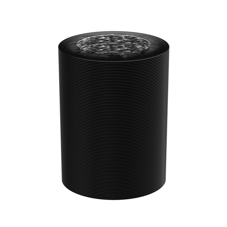 Croco Duct 100mm 2m - black 4 layer light-tite duct