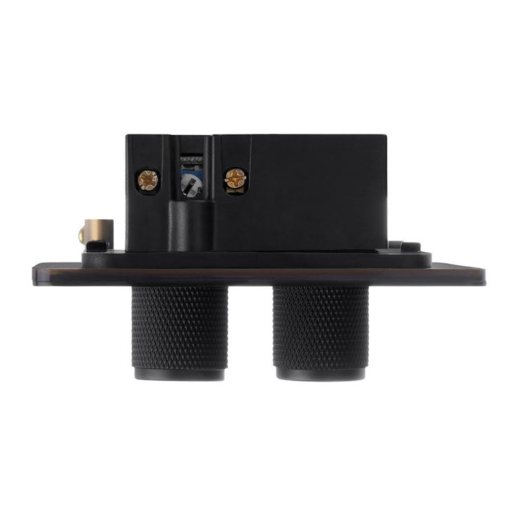 VERTICANA® WALL DIMMER 2-WAY BLACK - wall-mounted dimmer, double switch