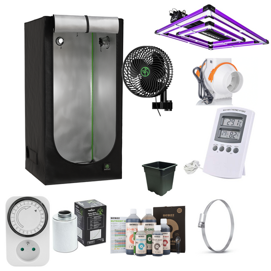 Grow Zelt Komplett Set 100x100x200cm + Lumatek Attis 200W