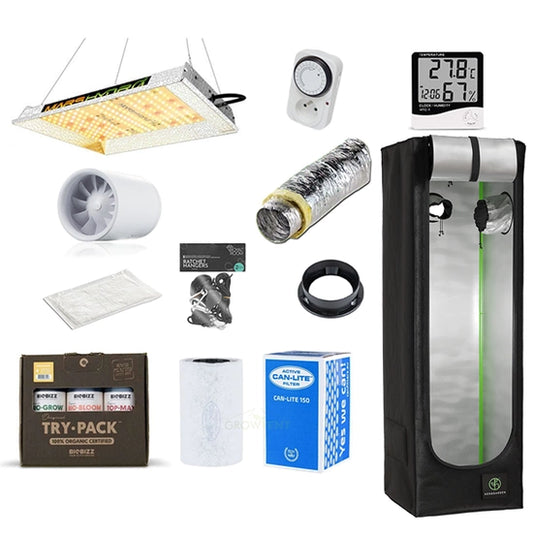 Growbox Set LED Mars Hydro TS 600 100W + Herbgarden 40x40x140