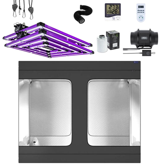 Growbox set Galaxyfarm Luna Lite 240x120x200cm + LED Lumatek ATS 300W PRO