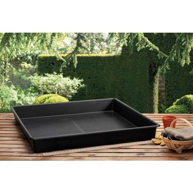 Growing tray Garland black 120x120xh12cm
