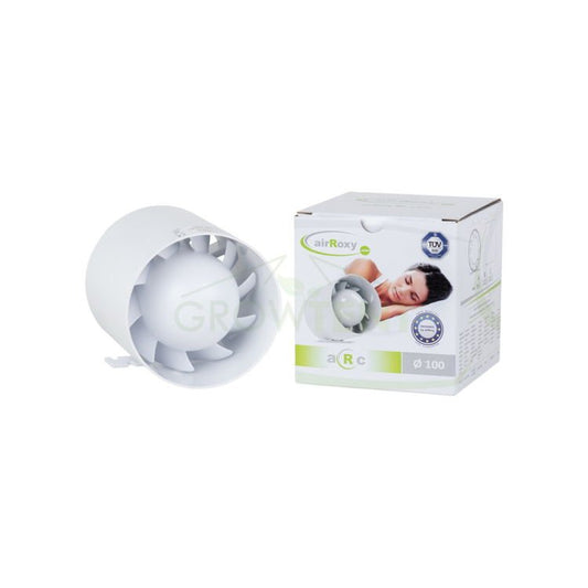 airRoxy quiet axial-duct fan (silent) 100mm 104m3