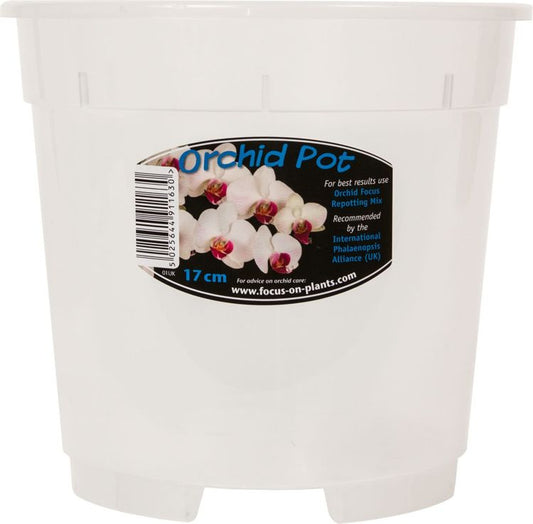 Growth Technology transparent round Pot for orhids 17cm