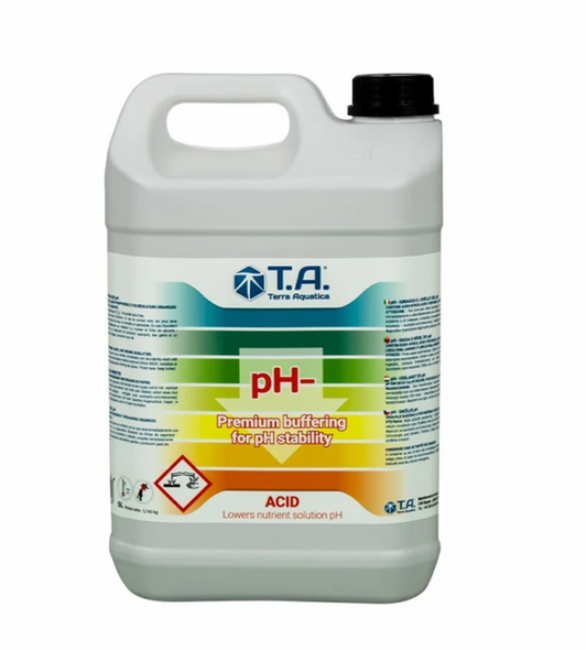 GHE Terra Aquatica pH down 5L regulator / Terra Aquatica Premium pH management