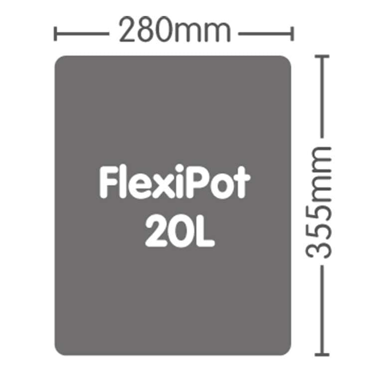 AutoPot FlexiPot fabric pot - 20L / 5gal 35,5x28cm