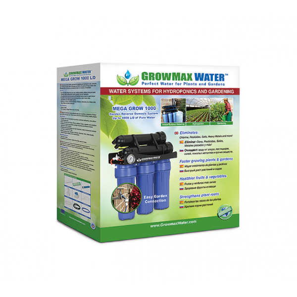 GrowMax Water Reverse Osmosis Filter MEGA GROW 1000L/day