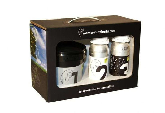 Woma Strarterkit 1kg + 2x250ml - complete nutrient set for soil