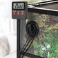 Weather station IN/OUT electronic thermometer & hygrometer with 2 sensors