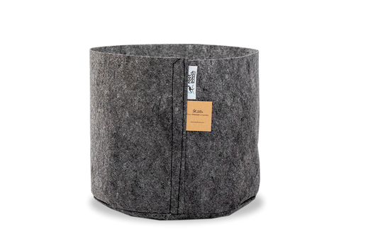 Growbag Root Pouch charcoal fabric pot 28x26cm 16L grey
