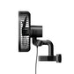 Herbgarden Oscillating Clip Fan 10W 3-speed fi 150mm - designed for grow tents