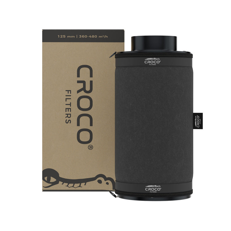 Carbon filter Croco Black 360-480 m³/h  fi 125mm