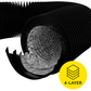 Croco Duct 150mm 2m - black 4 layer light-tite duct