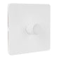VERTICANA® WALL DIMMER 1-WAY WHITE - wall-mounted dimmer, single switch