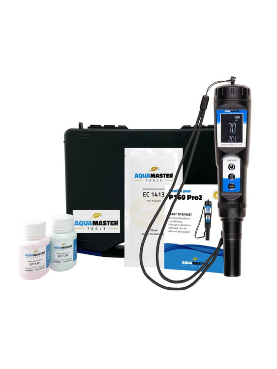 Aqua Master Tools P160 Pro 2 Combo pen - pH, EC, TDS, PPM & temperature